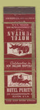 Matchbook Cover - Hotel Puritan Boston MA