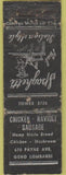 Matchbook Cover - Chciken Ravioli Sausage Italian Food POOR