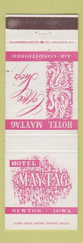 Matchbook Cover - Hotel Maytag Newton IA