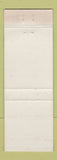 Matchbook Cover - The Gaslight Bar Garden Grove CA WEAR