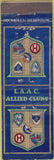 Matchbook Cover - Los Angeles Athletic Club WORN
