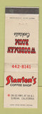 Matchbook Cover - Stanton's Coffee Shop Eureka CA
