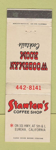 Matchbook Cover - Stanton's Coffee Shop Eureka CA