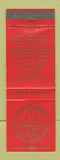 Matchbook Cover - San Leandro CA Centennial Bicentennial