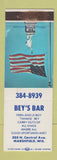 Matchbook Cover - Bey's Bar Marshfield WI WEAR