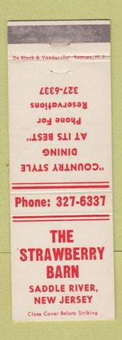 Matchbook Cover - Strawberry Barn Saddle River NJ