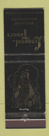 Matchbook Cover - Longwood Towers Brookline MA WEAR