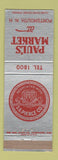Matchbook Cover - Paul's Market Grocery Portsmouth NH SS Pierce
