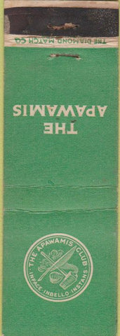 Matchbook Cover - The Apawamis Club
