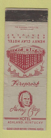 Matchbook Cover - Henry Clay Hotel Ashland KY