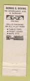 Matchbook Cover - Bernie G Boving Furniture North Burnaby BC