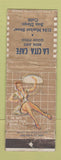 Matchbook Cover - La Cita Cafe San Diego CA pinup POOR