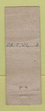 Matchbook Cover - La Cita Cafe San Diego CA pinup POOR