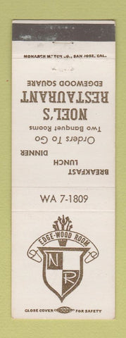 Matchbook Cover - Noel's Restaurant Edgewood Square