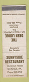 Matchbook Cover - Sunnyside Deer Lodge Mount Holly Springs Carlisle PA WEAR