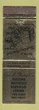 Matchbook Cover - Geo Throop Hardware Lumber Pasadena CA