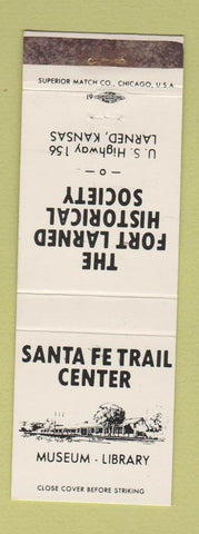 Matchbook Cover - Santa Fe Trail Center Larned KS Fort Larned