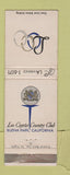 Matchbook Cover - Los Coyotes Country Club Buena Park CA