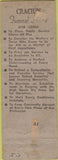 Matchbook Cover - Craciun Funeral Home Middleburg Heights OH