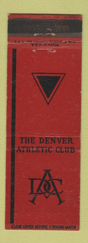 Matchbook Cover - Denver Athletic Club Colorado WEAR