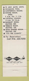 Matchbook Cover - Prospector's Village Oroville CA