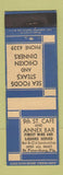 Matchbook Cover - 9th St Cafe Annex Bar St Petersburg FL