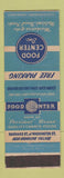 Matchbook Cover - Food Center Grocery Brookline MA