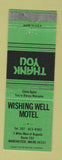 Matchbook Cover - Wishing Well Motel Manchester ME