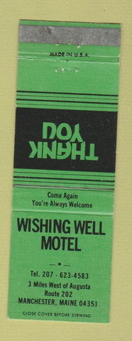 Matchbook Cover - Wishing Well Motel Manchester ME