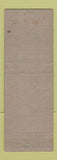 Matchbook Cover - Toledo Auto Parts Mahanay Bros Clinton OK