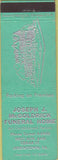 Matchbook Cover - McGoldrick Funeral Home Jenkintown PA