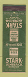 Matchbook Cover - Stark Lumber Denver Colorado