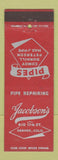 Matchbook Cover - Jacobson's Tobacco Pipes Denver Colorado Dunhill Comoy