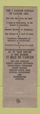 Matchbook Cover - American Cancer Society Los Angeles CA