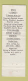 Matchbook Cover - Murphy's Seafood Hammond LA