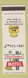 Matchbook Cover - Fort Worther Motel Fort Worth TX Best Western