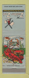 Matchbook Cover - Zuider Zee Restaurant CHAIN TX OK NM Colorado
