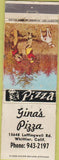 Matchbook Cover - Gina's Pizza Whittier CA