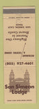 Matchbook Cover - San Simeon Lodge San Simeon CA WEAR
