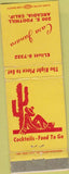 Matchbook Cover - Casa Janara Arcadia CA cactus