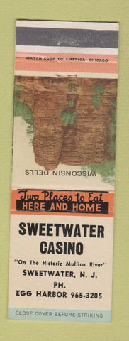 Matchbook Cover - Sweetwater Casino Sweetwater NJ WEAR
