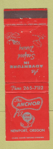 Matchbook Cover - The Anchor Newport OR WORN