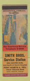 Matchbook Cover - Smith Bros Service oil gas Fort Worth TX Texaco