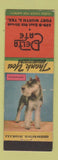 Matchbook Cover - Delta Cafe Fort Worth TX Schnauzer