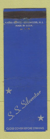Matchbook Cover - SS Silverstar Miami FL Cruise Ship