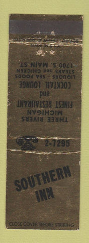 Matchbook Cover - Southern Inn Restaurant Three Rivers MI WEAR