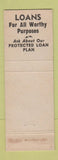 Matchbook Cover - Commercial Securities Port Allen LA