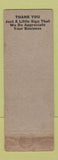 Matchbook Cover - Simoneux's Bar Cafe White Castle LA