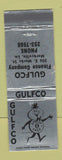 Matchbook Cover - Gulfco Finance Marksville LA WEAR
