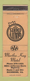 Matchbook Cover - Martha Kay Motel Richmond VA WORN